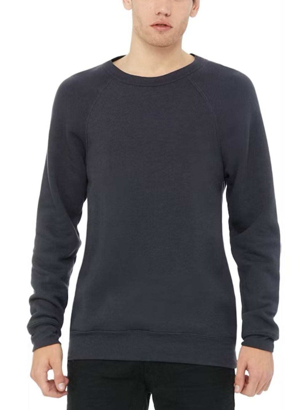Bella + Canvas Unisex Sponge Fleece Raglan Sweatshirt XS 3901